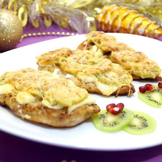 Рецепт куриного филе с киви экзотика