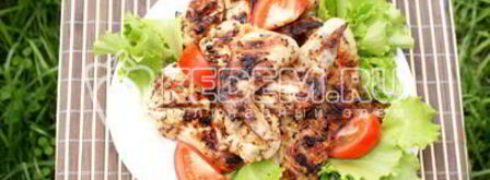 куриные крылышки на гриле. Шаг 7