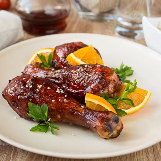 Рецепт куриных ножек в апельсиновой глазури