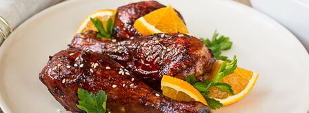 куриные ножки в апельсиновой глазури. Шаг 9