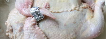 курица, фаршированная блинами. Шаг 12