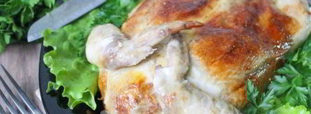 курица, фаршированная блинами. Шаг 13