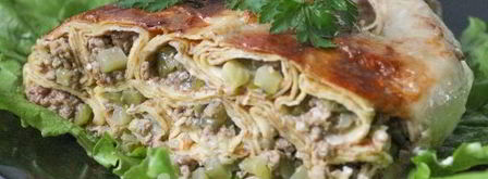 курица, фаршированная блинами. Шаг 14