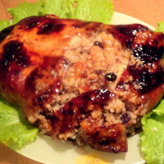 Рецепт курицы фаршированной