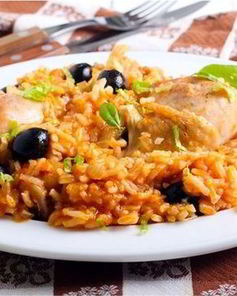 Курица с рисом по-испански