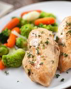 Курица в кефире на сковороде