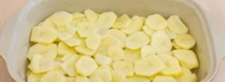 мясо с картофелем под майонезом. Шаг 5