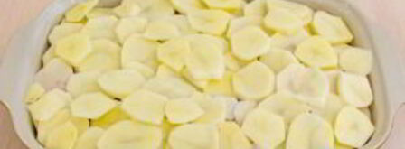 мясо с картофелем под майонезом. Шаг 9