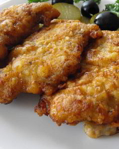 Отбивные из свинины на сковороде в кляре