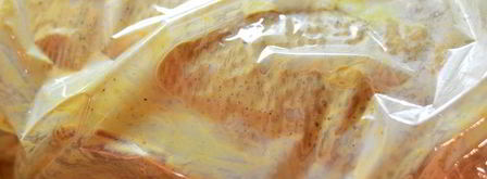 пекинская уточка карри, фаршированная рисом, сыром и грибами. Шаг 18