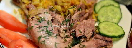 пекинская уточка карри, фаршированная рисом, сыром и грибами. Шаг 20