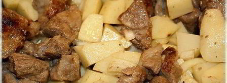 свинина с картошкой из русской печи. Шаг 8