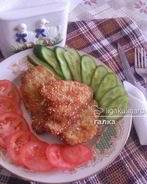 Свиные отбивные в кунжуте