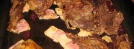 утка кусочками с яблоками. Шаг 4