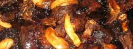 утка кусочками с яблоками. Шаг 6