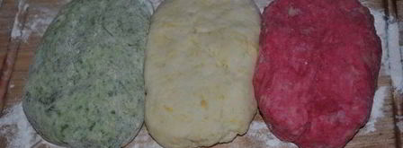 ньокки-триколоро. Шаг 3