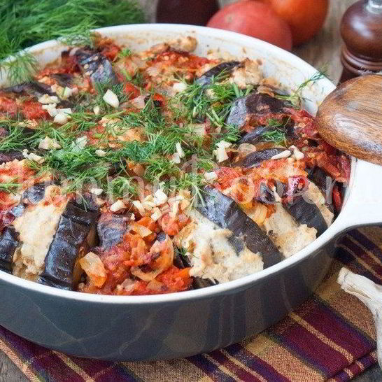 Рецепт баклажанов с фаршем по-турецки