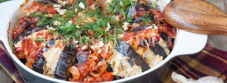 баклажаны с фаршем по-турецки. Шаг 8