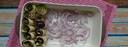 баклажаны, запеченные в духовке с помидорами. Шаг 5