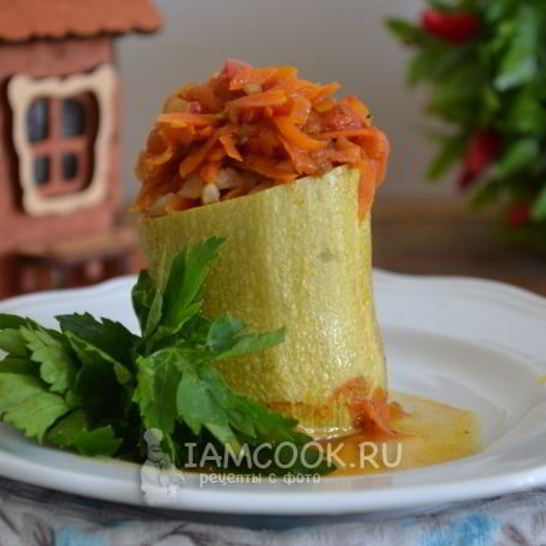 Рецепт фаршированных кабачков в мультиварке