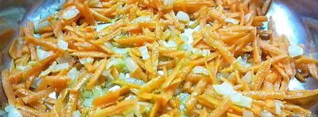 кабачки фаршированные грибами и кускусом. Шаг 5