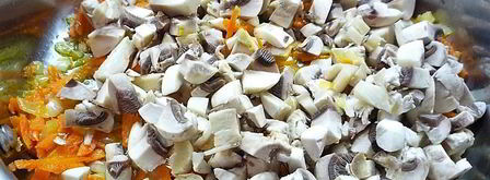 кабачки фаршированные грибами и кускусом. Шаг 6