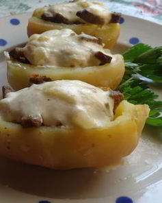 Картофель фаршированный