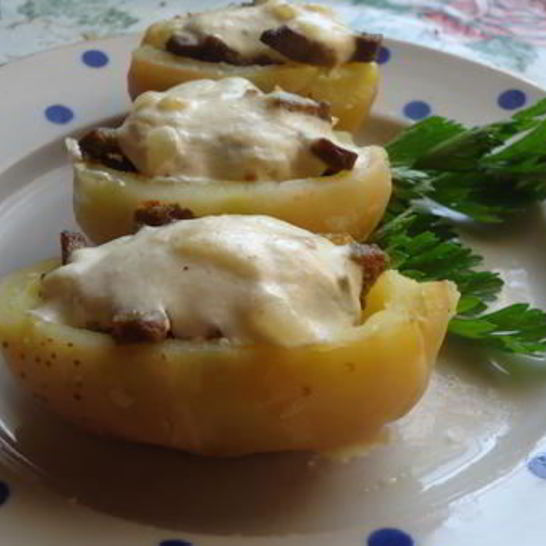 Рецепт картофеля фаршированного