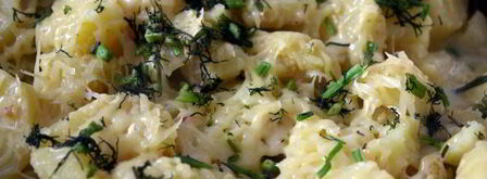 картофель тушеный в молоке с сыром и зеленью. Шаг 5