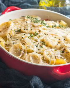 Картофель, запеченный с помидорами