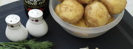 молодой картофель, запеченный в рукаве в духовке. Шаг 3