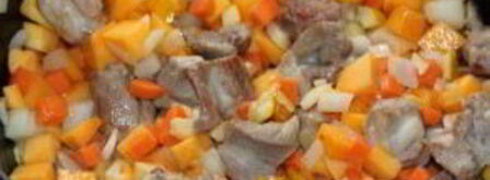 овощи, тушенные с мясом. Шаг 5