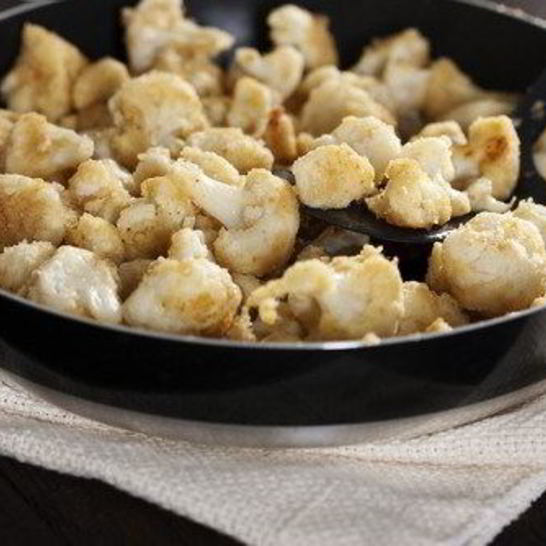 Рецепт печеной цветной капусты с морской солью и черным перцем