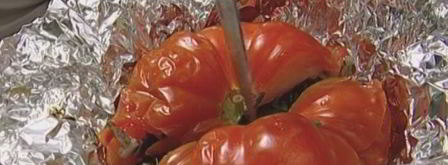 помидоры и перец, фаршированные диким рисом. Шаг 12