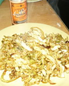 Савойская капуста с вустерским соусом