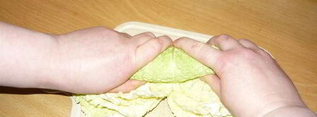 савойская капуста с вустерским соусом. Шаг 3