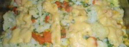 цветная капуста запеченная в духовке с яйцом. Шаг 8