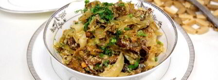 тушеная капуста с грибами в мультиварке. Шаг 12