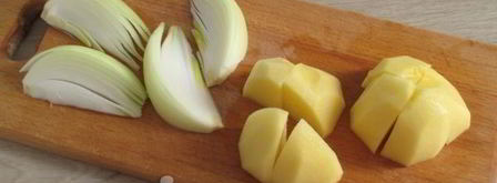 тушеная картошка с курицей в духовке. Шаг 7