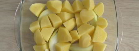 тушеная картошка с курицей в духовке. Шаг 8