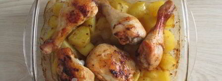 тушеная картошка с курицей в духовке. Шаг 11