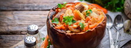 тыква фаршированная мясом. Шаг 9