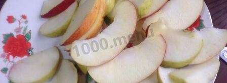 тыква запеченная с курицей и яблоками. Шаг 7