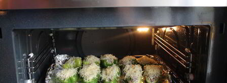 запеченный перец под сыром. Шаг 7