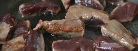 говяжья печень под сыром. Шаг 3