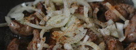 говяжья печень под сыром. Шаг 5