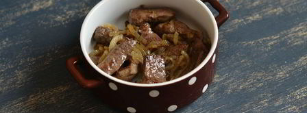 говяжья печень под сыром. Шаг 7