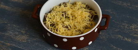 говяжья печень под сыром. Шаг 8