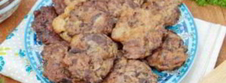 куриная печень в сметанно-чесночном кляре. Шаг 9