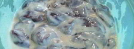 печень говяжья на сковороде. Шаг 4